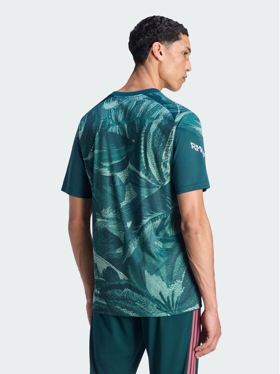 adidas adidas Koszulka techniczna 172054 Zielony ciemny Standard Fit