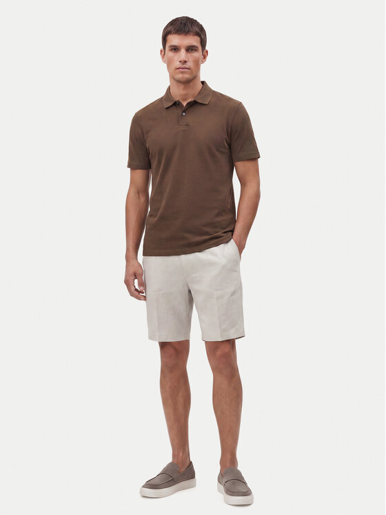 BOSS BOSS Szorty materiałowe Kane1 50557537 Szary Regular Fit