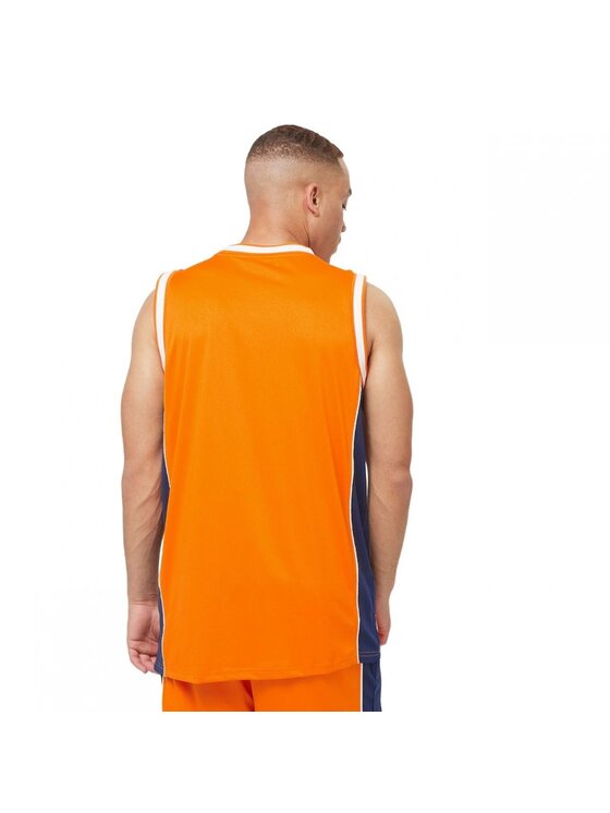 Karl Kani Karl Kani Smanicato OG BLOCK BASKETBALL TANK Arancione Regular Fit