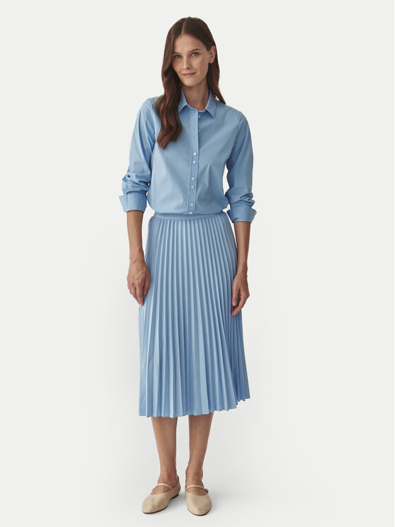 Tatuum Tatuum Спідниця в складку Bari T2417.174B Блакитний Regular Fit