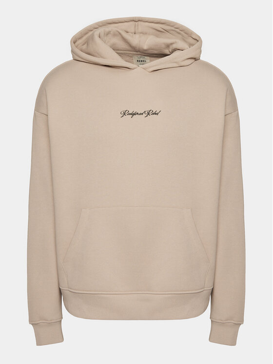 Redefined Rebel Redefined Rebel Μπλούζα David 233010 Μπεζ Relaxed Fit