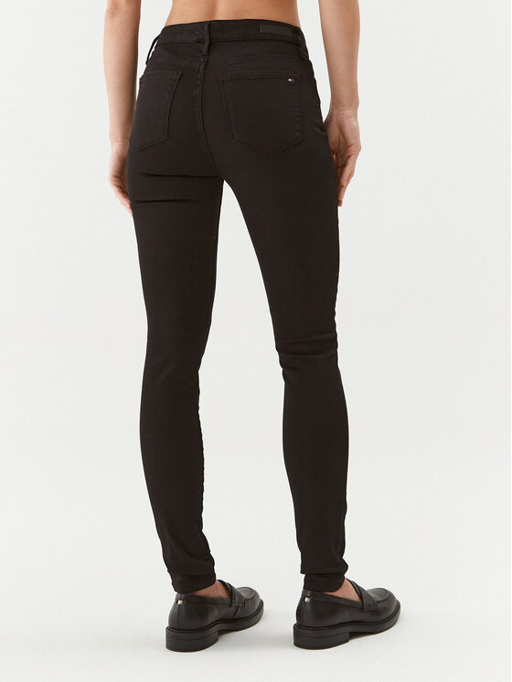 Tommy Hilfiger Tommy Hilfiger Blugi Jegging Fit WW0WW22051 Negru Jegging Fit
