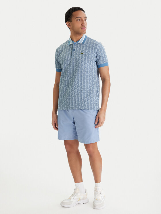Lacoste Lacoste Pantaloni scurți sport GH353T Albastru celest Relaxed Fit