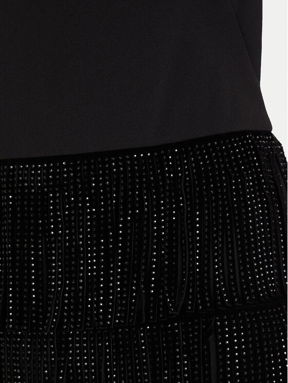 DKNY DKNY Sukienka koktajlowa DD5I1B50 Czarny Slim Fit