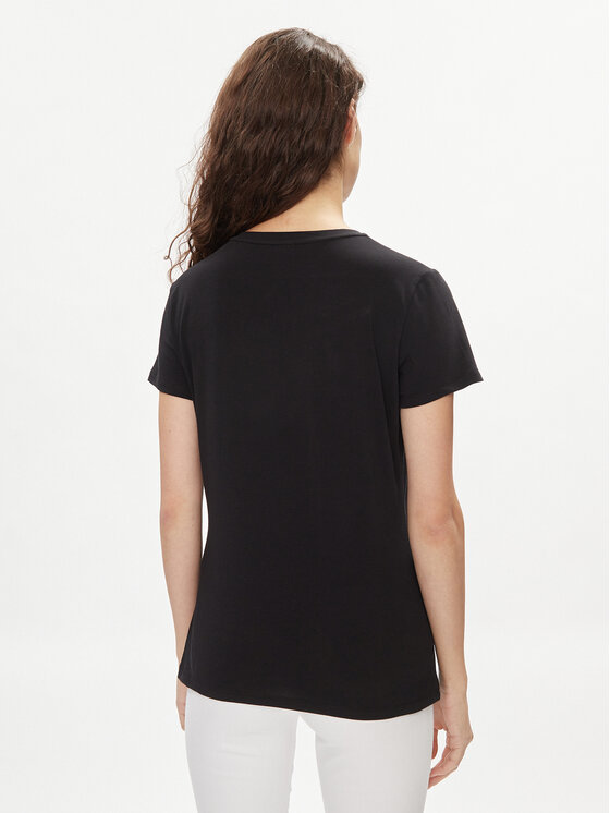 Liu Jo Liu Jo T-särk MA4393 J5003 Must Regular Fit