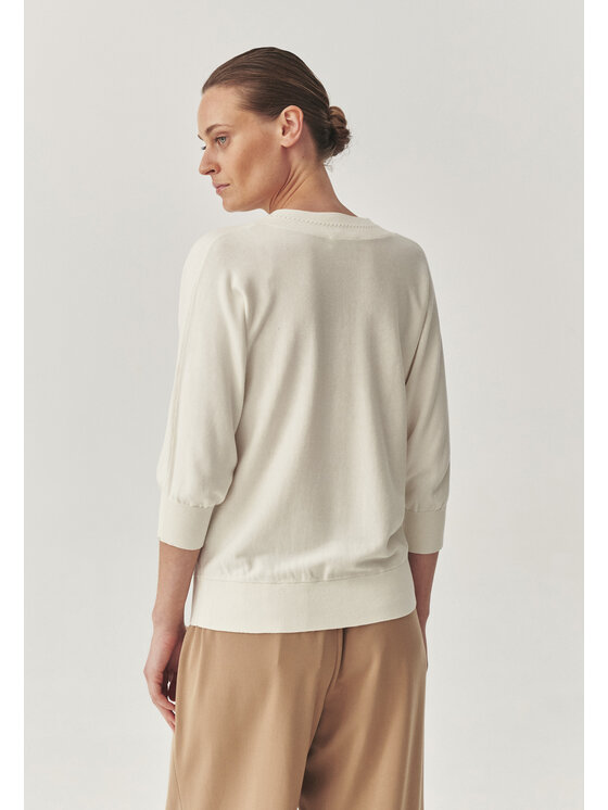 TATUUM Tatuum Sweter ASEL Écru Classic Fit
