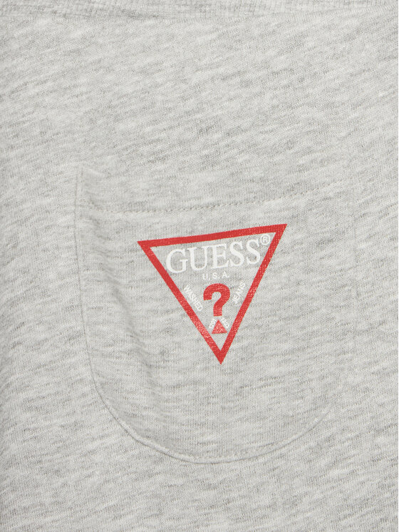 Guess Guess Bavlnené šortky L93Q25 KAUG0 Sivá Regular Fit