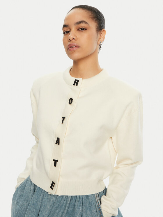 ROTATE ROTATE Kardigāns 113854 Écru Regular Fit