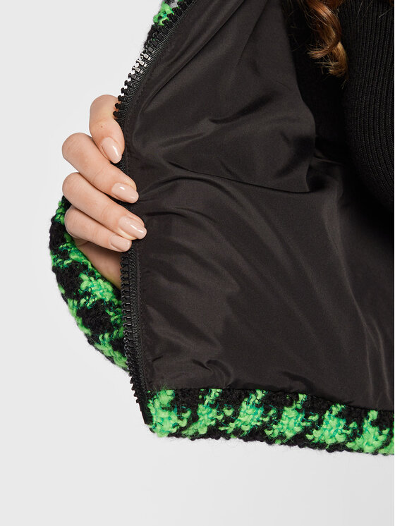 MSGM MSGM Geacă din puf 3341MDH27X 227607 Verde Regular Fit