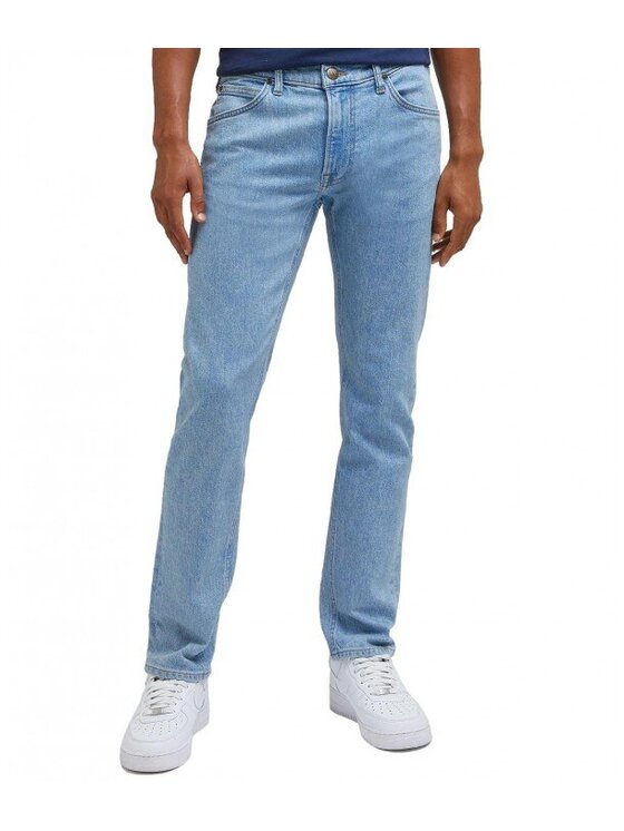 Lee Lee Jeansy DAREN ZIP FLY Niebieski Straight Fit