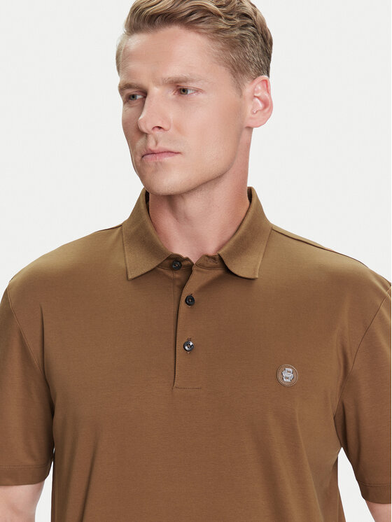 BOSS BOSS Polokošeľa C-Parris 01 50520297 Hnedá Regular Fit