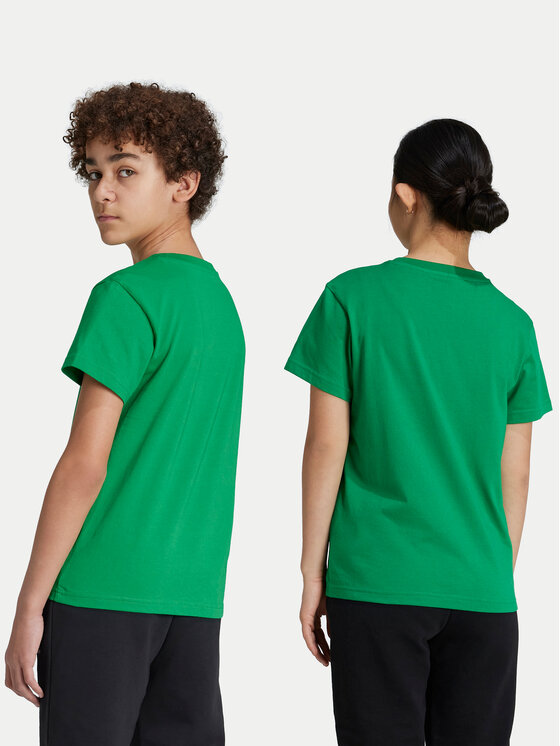 adidas adidas T-Shirt Trefoil IY4003 Zielony Regular Fit