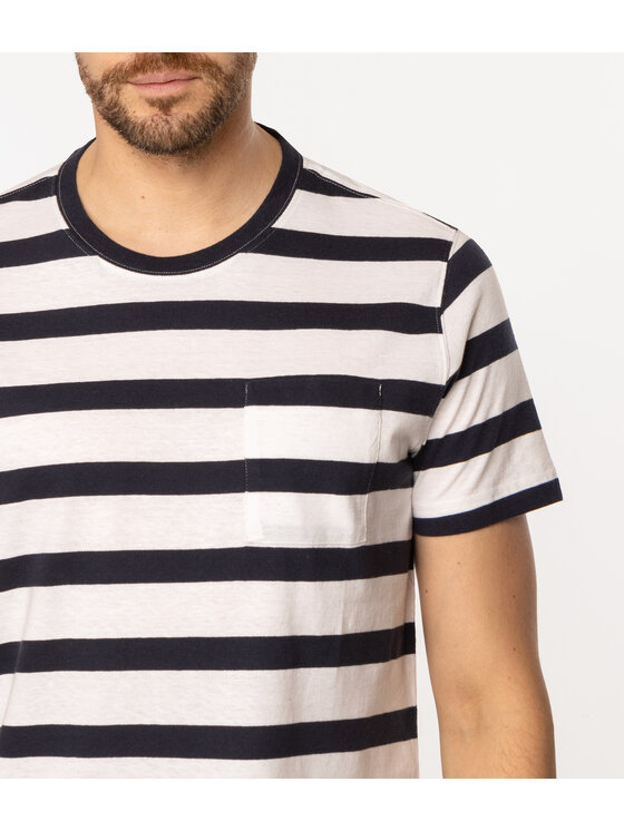 Lee Cooper Lee Cooper T-Shirt POCKET4 8515 Granatowy Regular Fit