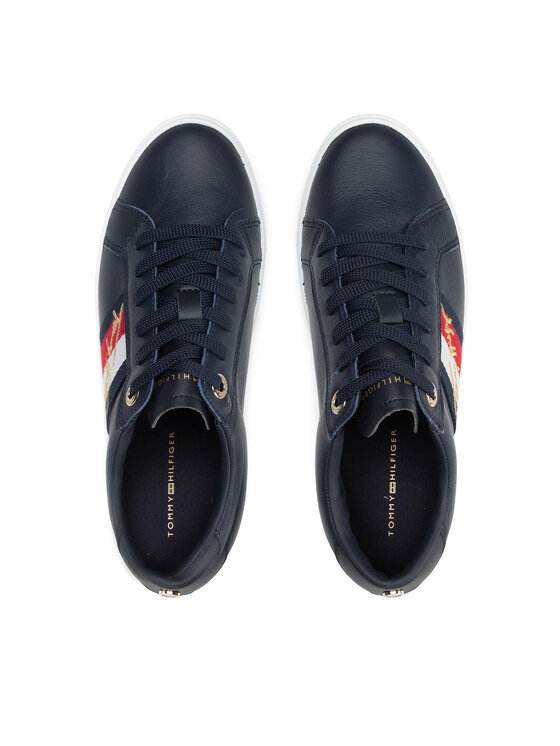 Tommy Hilfiger Sneakers Th Signature Cupsole Sneaker FW0FW05224 Blu scuro Modivo