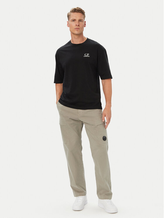 C.P. Company C.P. Company Тишърт 21CMTS209A110579W Черен Comfort Fit