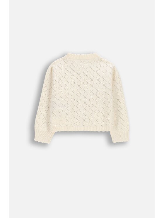 Coccodrillo Coccodrillo Sweter WC6172202FGN-003 Écru Regular Fit