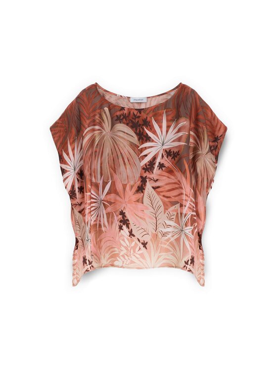 Motivi Motivi Blusa 2032W100829N0S7 Arancione Over Fit