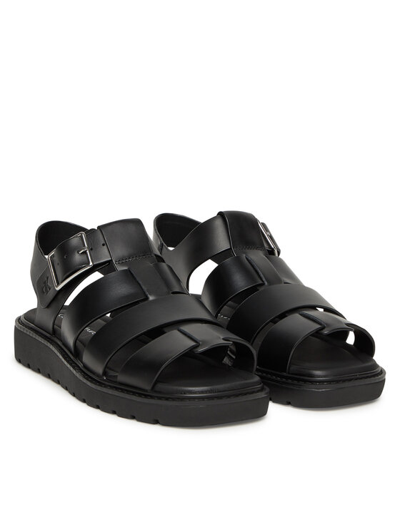 Calvin Klein Jeans Calvin Klein Jeans Sandále Sq Molded Sdl Fisherman Mg Wn YW0YW01700 Čierna