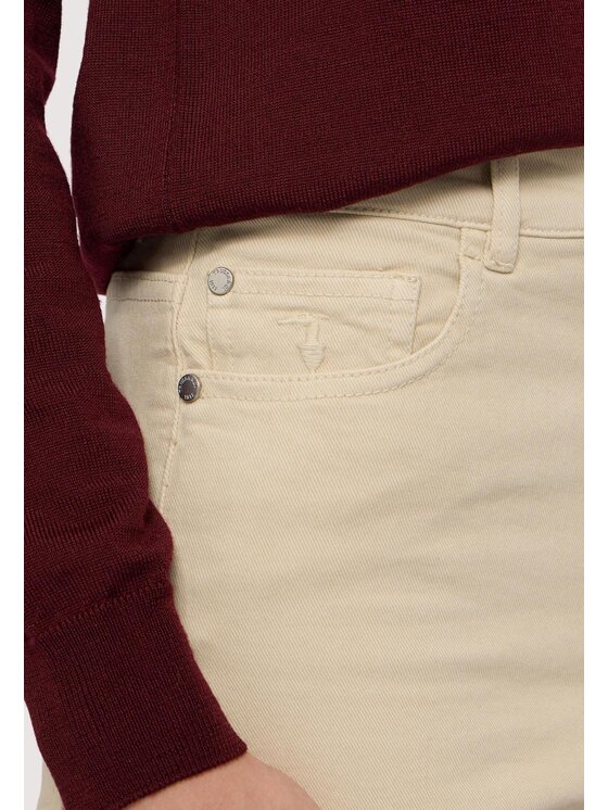 Trussardi Trussardi Pantaloni di tessuto P7029000293N002 Beige Flare Fit