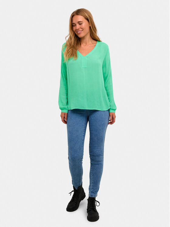 Kaffe Kaffe Bluse Amber 501032 Grün Regular Fit