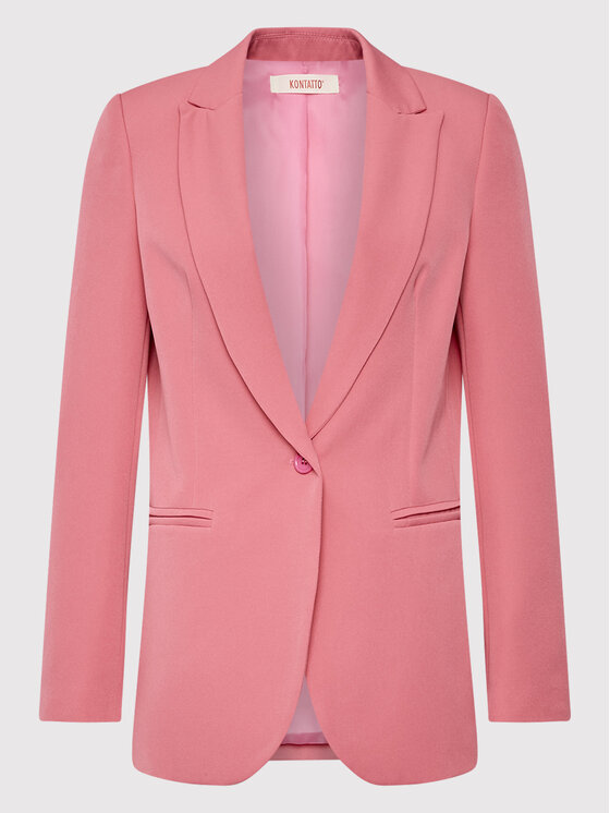 Kontatto Kontatto Σακάκι CO3000A Ροζ Regular Fit