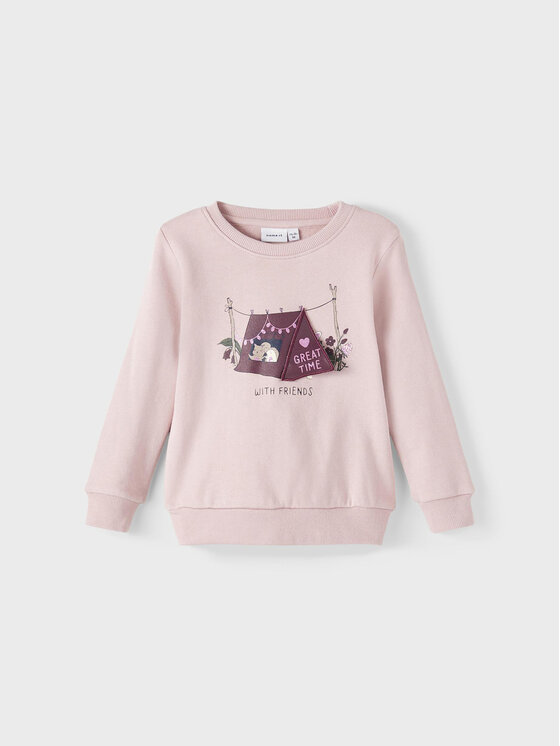 NAME IT NAME IT Суитшърт 13207313 Розов Regular Fit