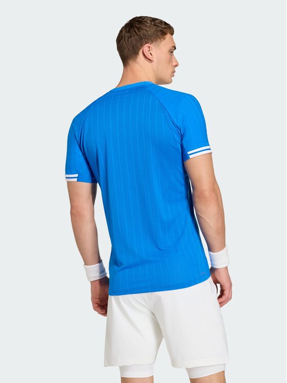 adidas adidas Koszulka techniczna 161708 Niebieski jasny Slim Fit