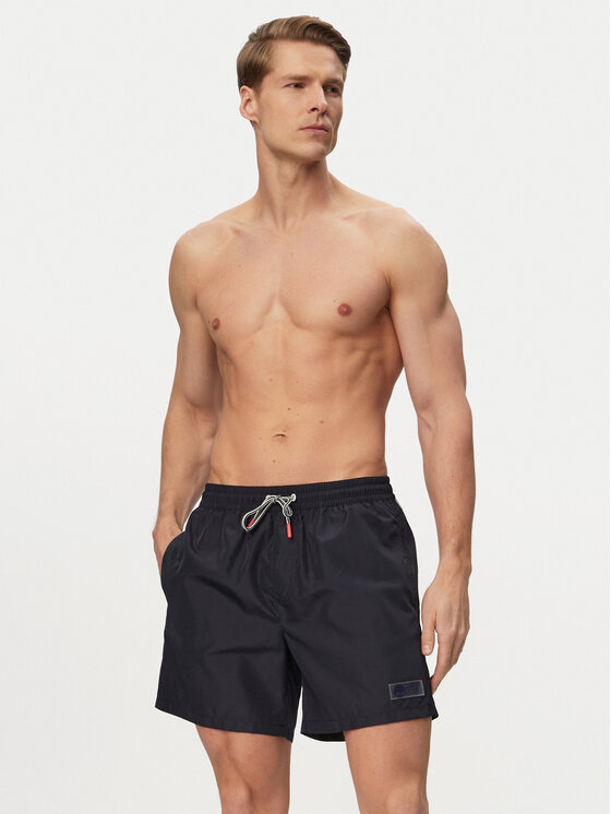 Guess Guess Plaukimo šortai M6GZ20 W2170 Tamsiai mėlyna Regular Fit