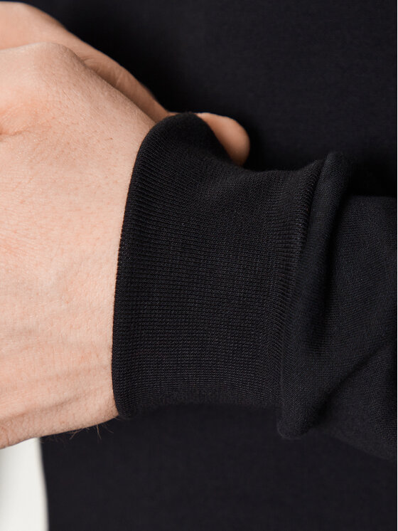 Le Coq Sportif Le Coq Sportif Džemperis ar kapuci 2310557 Melns Regular Fit