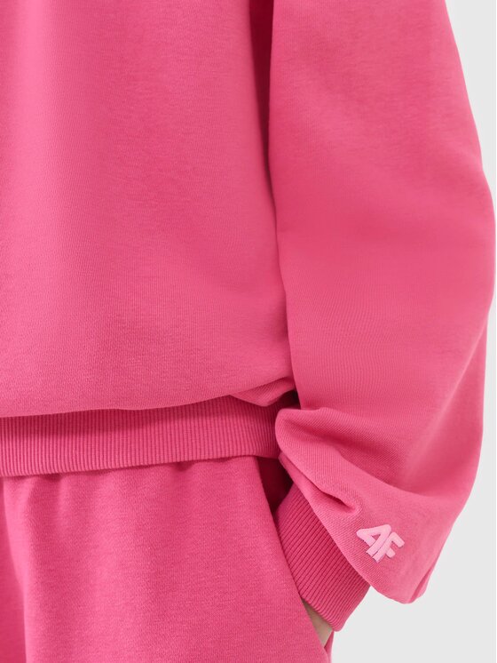 4F 4F Felpa 4FJWSS25TSWSF1479-54S Rosa Regular Fit