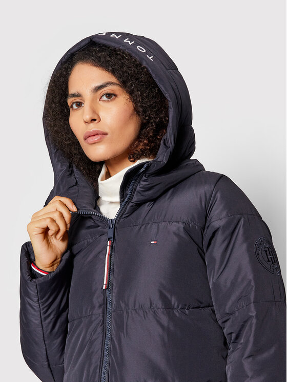 Tommy Hilfiger Tommy Hilfiger Zimska jakna Ess Sorona WW0WW32197 Mornarsko modra Regular Fit
