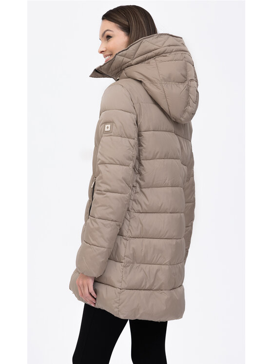 Tiffi Tiffi Kurtka damska LADY M Beżowy Regular Fit