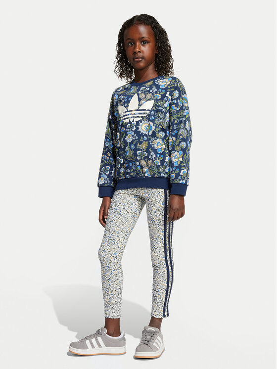 adidas adidas Set majica dugih rukava i leggins Liberty London JV7804 Crvena Loose Fit