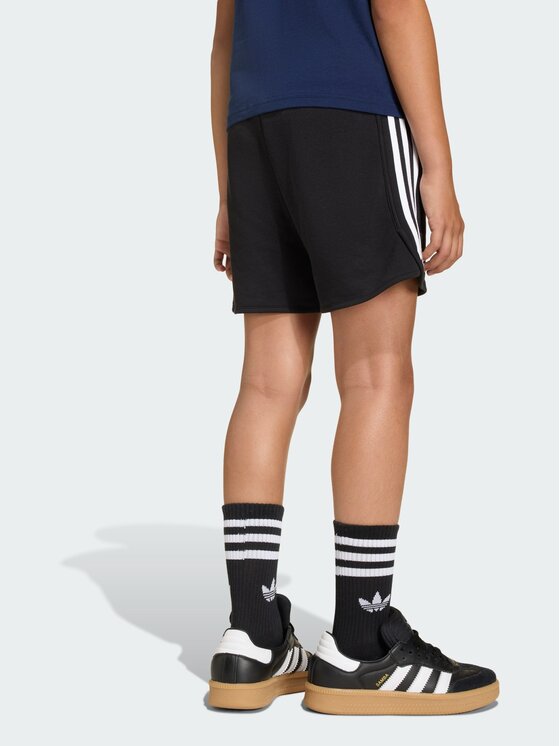 adidas adidas Szorty materiałowe 159067 Czarny Loose Fit