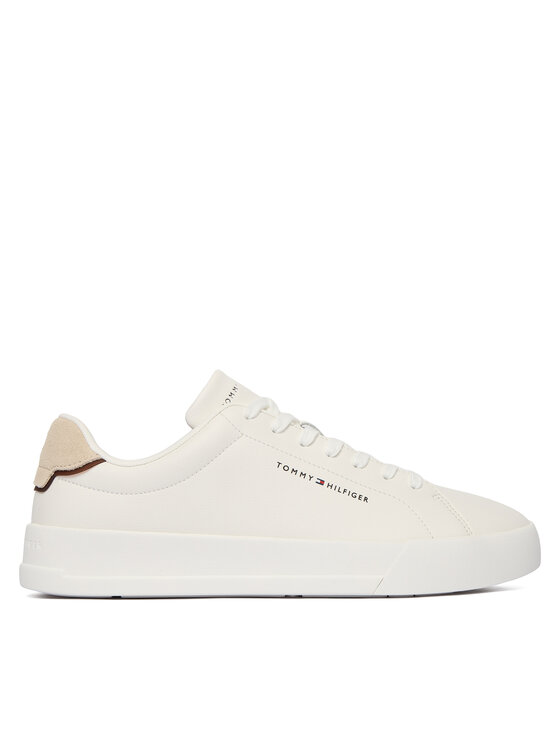 Tommy Hilfiger Tommy Hilfiger Sneakers Th Court Lth Detail Ess FM0FM05367 Weiß