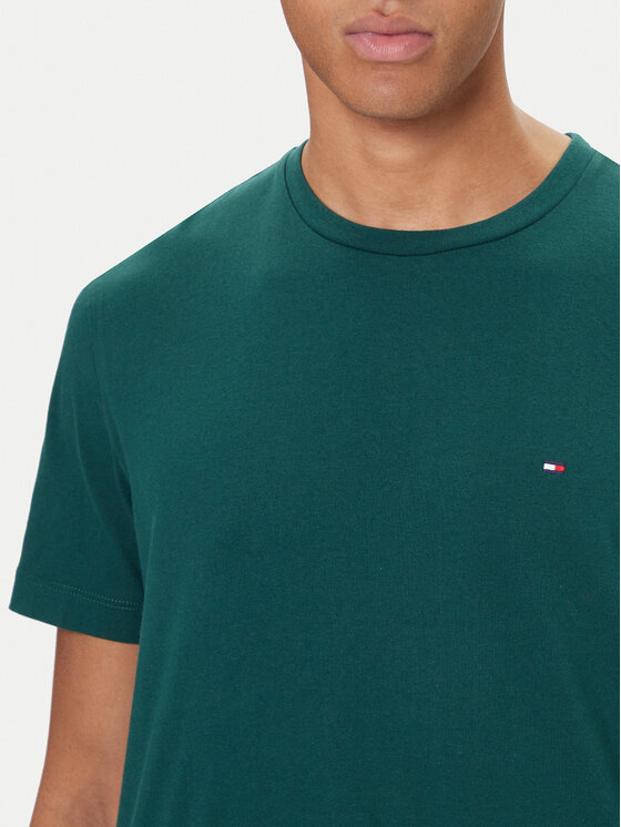 Tommy Hilfiger Tommy Hilfiger Póló Ess Seasonal MW0MW39995 Zöld Regular Fit
