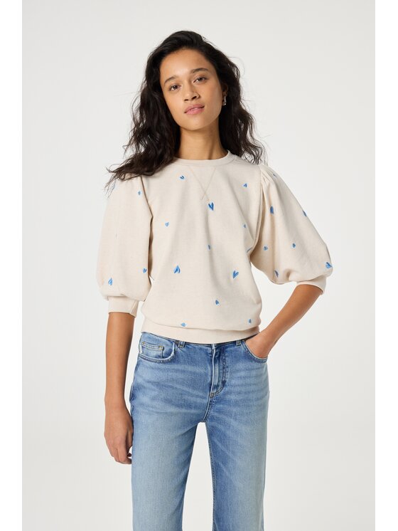 Fabienne Chapot Fabienne Chapot Bluza 6085-1488-172 Beżowy Regular Fit