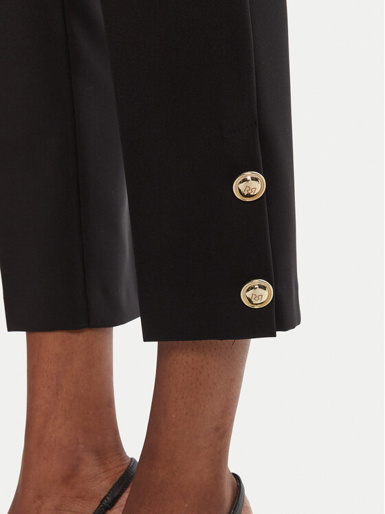 Rinascimento Rinascimento Pantaloni din material CFC0126211003 Negru Regular Fit