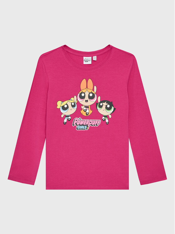 OVS Blūze THE POWERPUFF GIRLS 1634768 Rozā Regular Fit