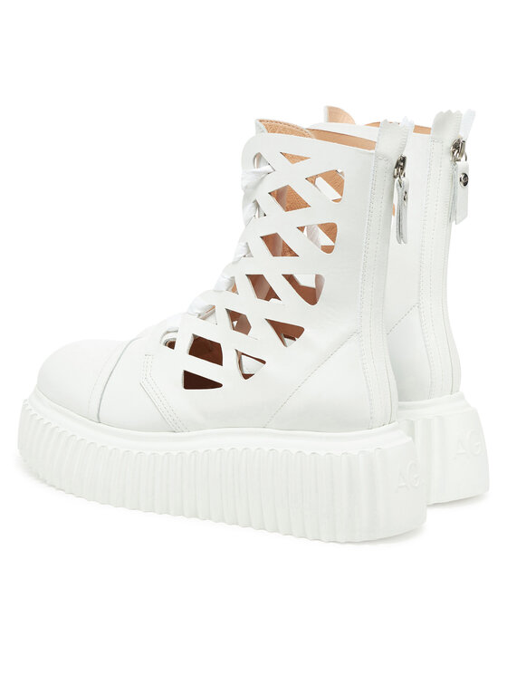 AGL AGL Botine Viggy D751517PGKI034B775 Alb