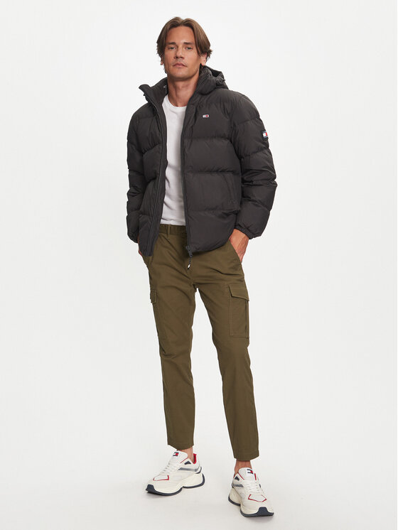Tommy Jeans Tommy Jeans Μπουφάν πουπουλένιο Essential DM0DM19786 Μαύρο Regular Fit