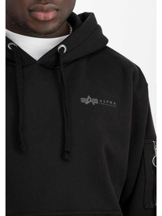 Alpha Industries Alpha Industries Bluza Air Force Hoodie Czarny Regular Fit
