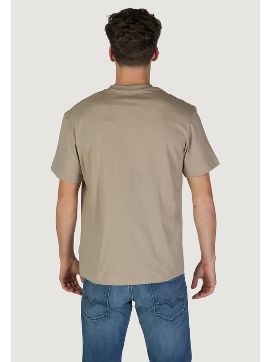REPLAY REPLAY T-Shirt M3019.000.22662 Beżowy Shirt Fit