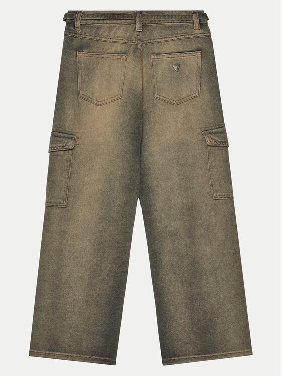 Guess Guess Jeansy J5RA13 D5J40 Złoty Relaxed Fit