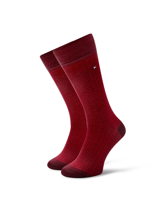 Tommy Hilfiger Tommy Hilfiger Calzini lunghi da uomo 701230606 Rosso