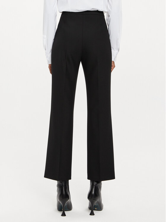 BOSS Boss Bavlnené nohavice Tizora 50512821 Čierna Regular Fit