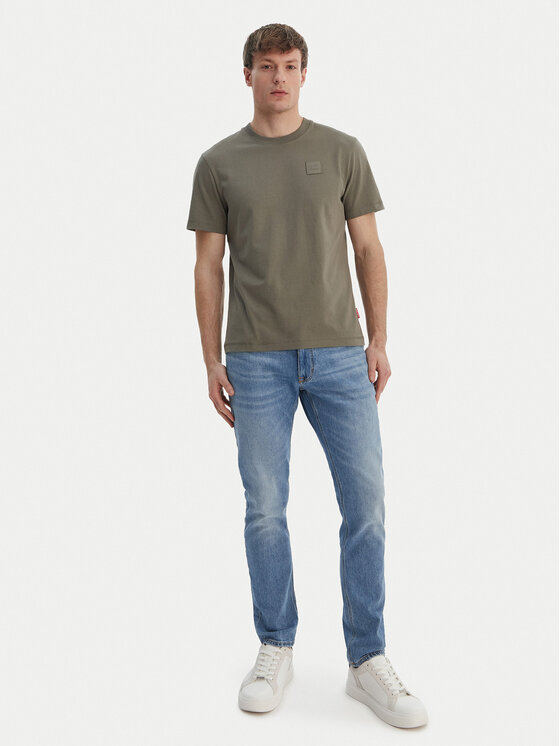 JOOP! Jeans JOOP! Jeans Tričko JJJ-Lei 30101979 Kaki Regular Fit