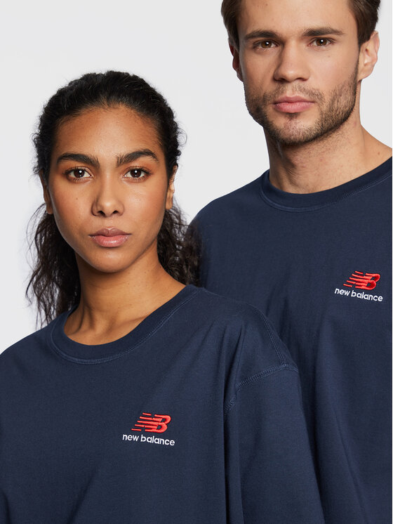 New Balance New Balance T-shirt Unisex UT21503 Blu scuro Relaxed Fit