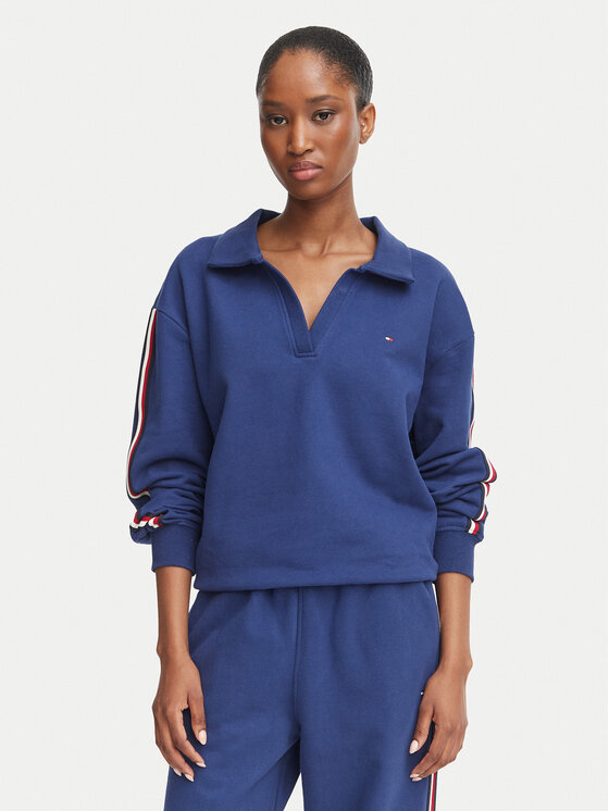 Tommy Hilfiger Tommy Hilfiger Μπλούζα Rugby UW0UW06629 Μπλε Relaxed Fit