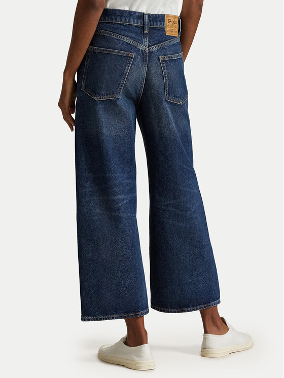 Polo Ralph Lauren Polo Ralph Lauren Džinsai 211969378001 Tamsiai mėlyna Wide Leg